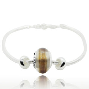 bijou bracelet charm mèche de cheveux