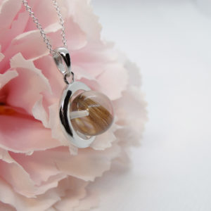 Bijou collier Orion mèche de cheveux